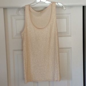 JCrew Sequined Tank Top